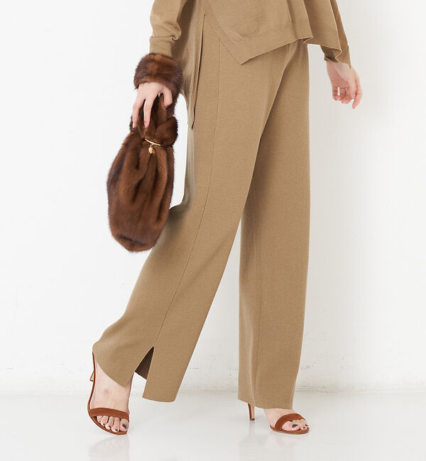 The Store by C' 「【COCUCA】リブパンツ」|その他|キャメル