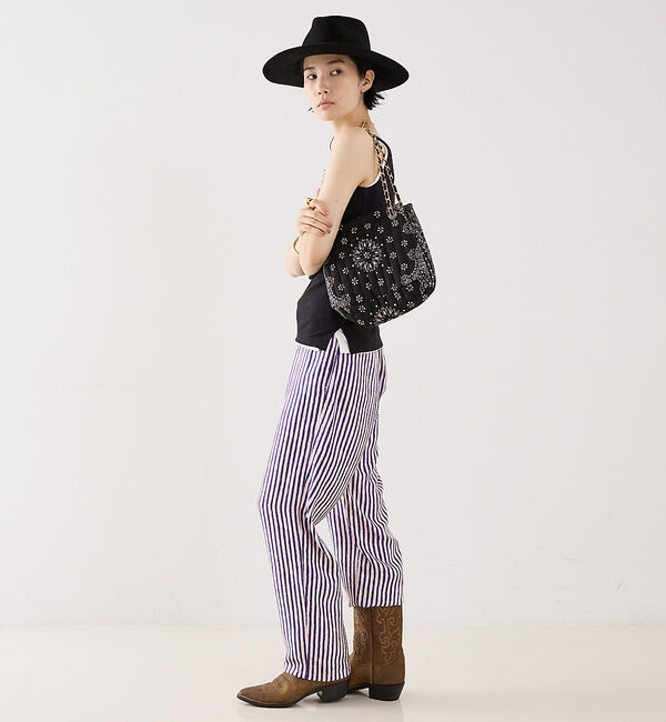 The Store by C' 「【BANANATIME】EASY PANTS TWO TIMER／ストライプ柄イ」|その他|