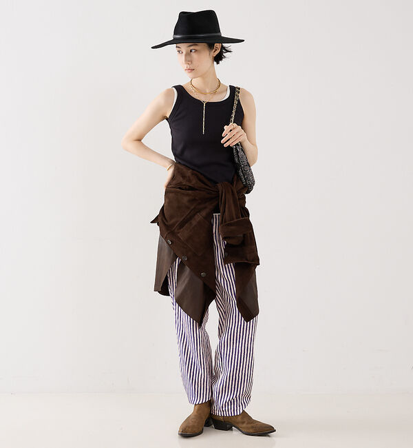 The Store by C' 「【BANANATIME】EASY PANTS TWO TIMER／ストライプ柄イ」|その他|