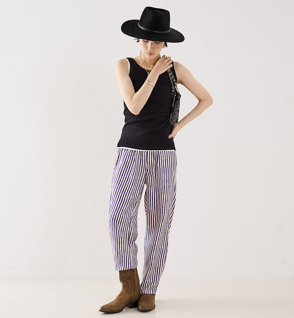 The Store by C' 「【BANANATIME】EASY PANTS TWO TIMER／ストライプ柄イ」|その他|