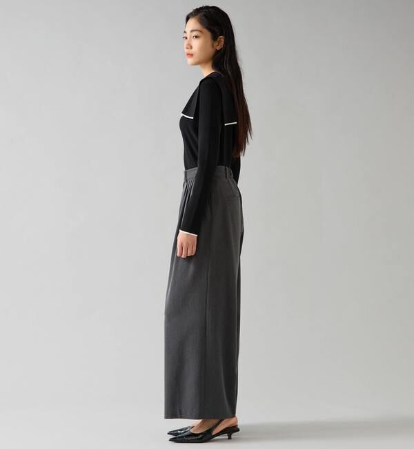 TIARA「スクエアカラーリブニット」|ニット・セーター|