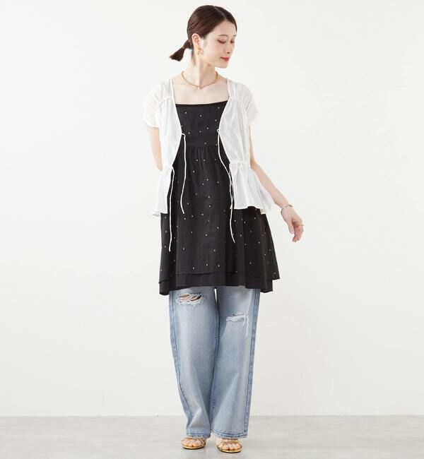 Soffitto「リボンギャザーブラウス」|シャツ・ブラウス|