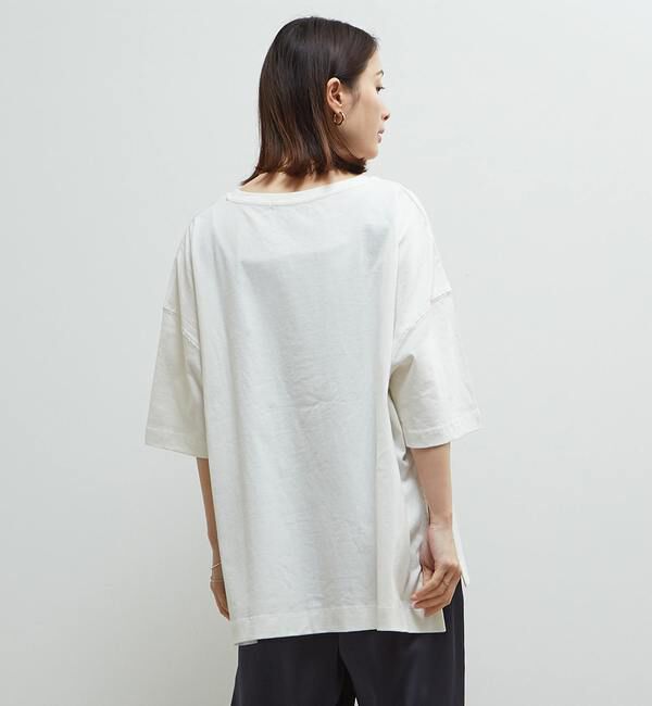 Soffitto「《定番》ロゴプリント製品染ビックTシャツ」|Tシャツ・カットソー|