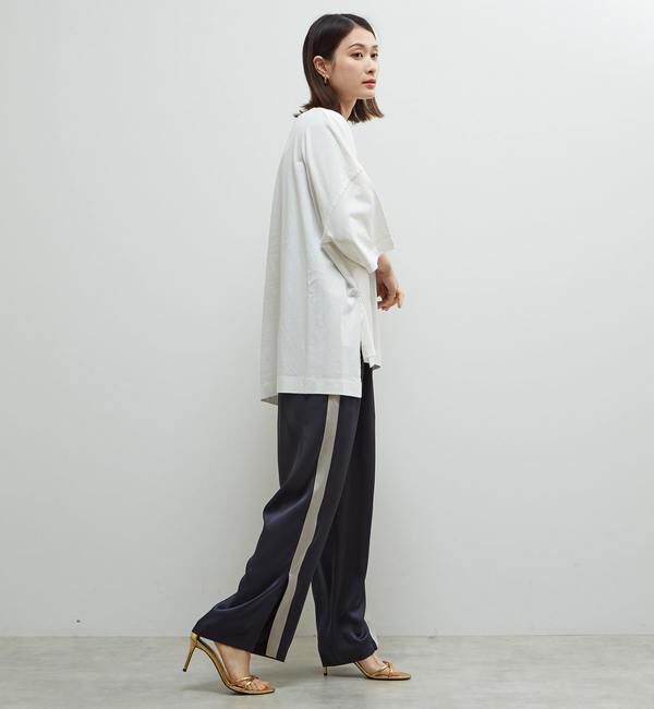 Soffitto「《定番》ロゴプリント製品染ビックTシャツ」|Tシャツ・カットソー|