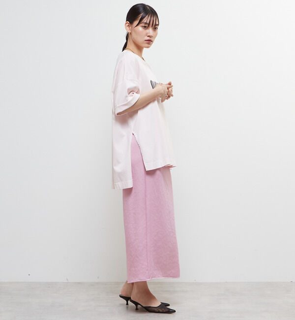 Soffitto「《定番》ロゴプリント製品染ビックTシャツ」|Tシャツ・カットソー|