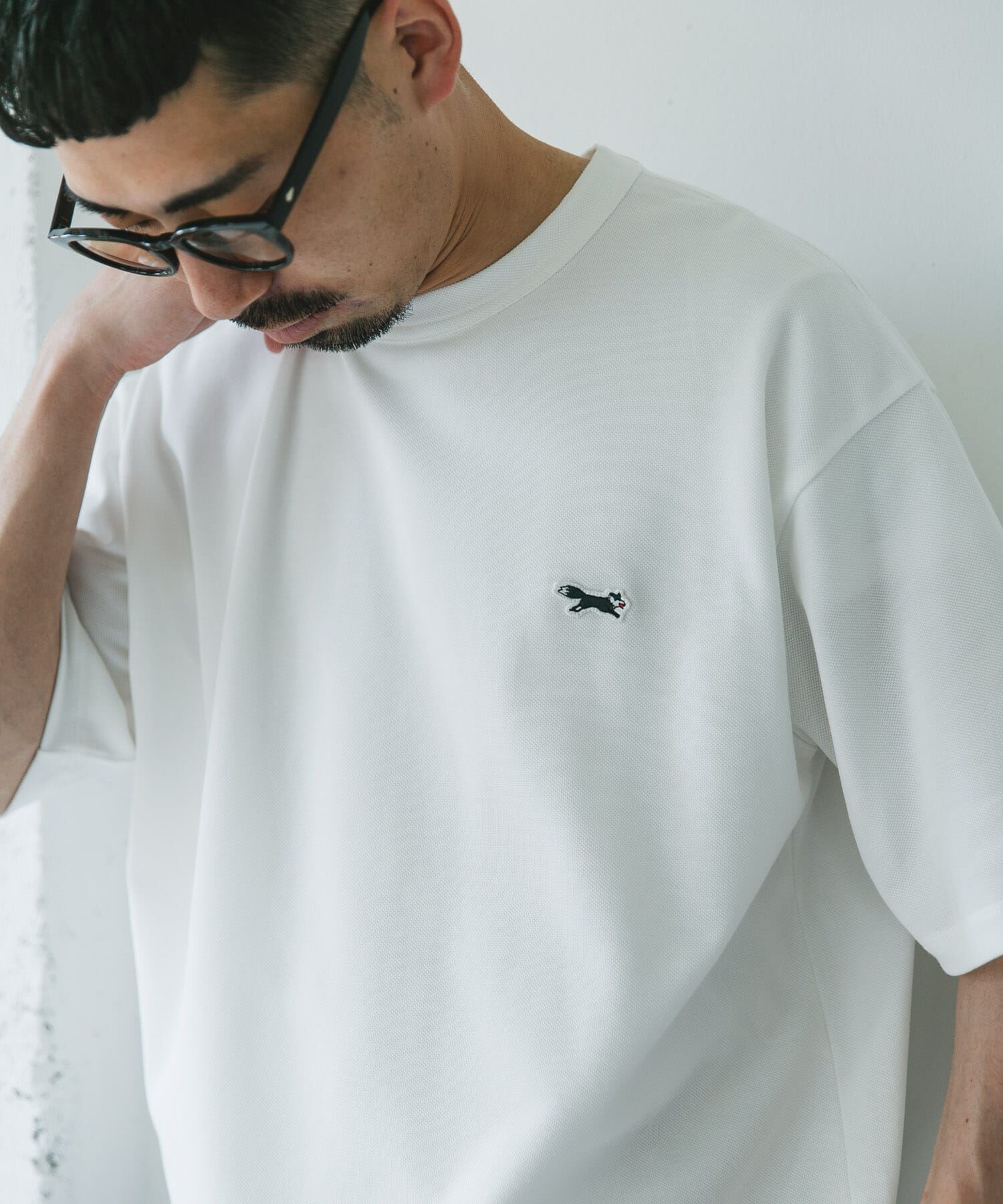 URBAN RESEARCH DOORS「『XLサイズ/WEB限定』『別注』PENNEYS&times;DOORS　THEFOX 鹿の子ショートスリーブT」|Tシャツ・カットソー|