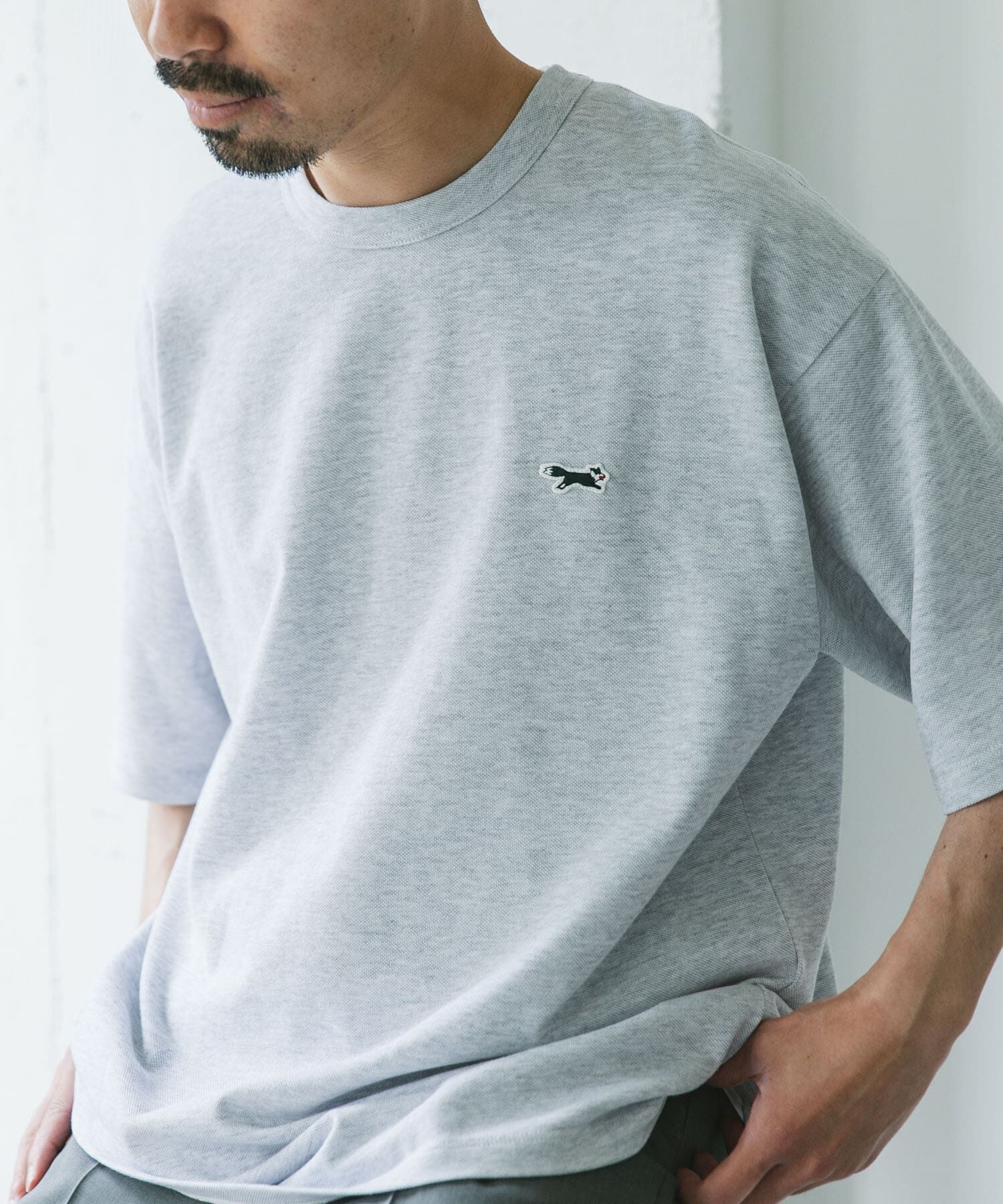 URBAN RESEARCH DOORS「『XLサイズ/WEB限定』『別注』PENNEYS&times;DOORS　THEFOX 鹿の子ショートスリーブT」|Tシャツ・カットソー|