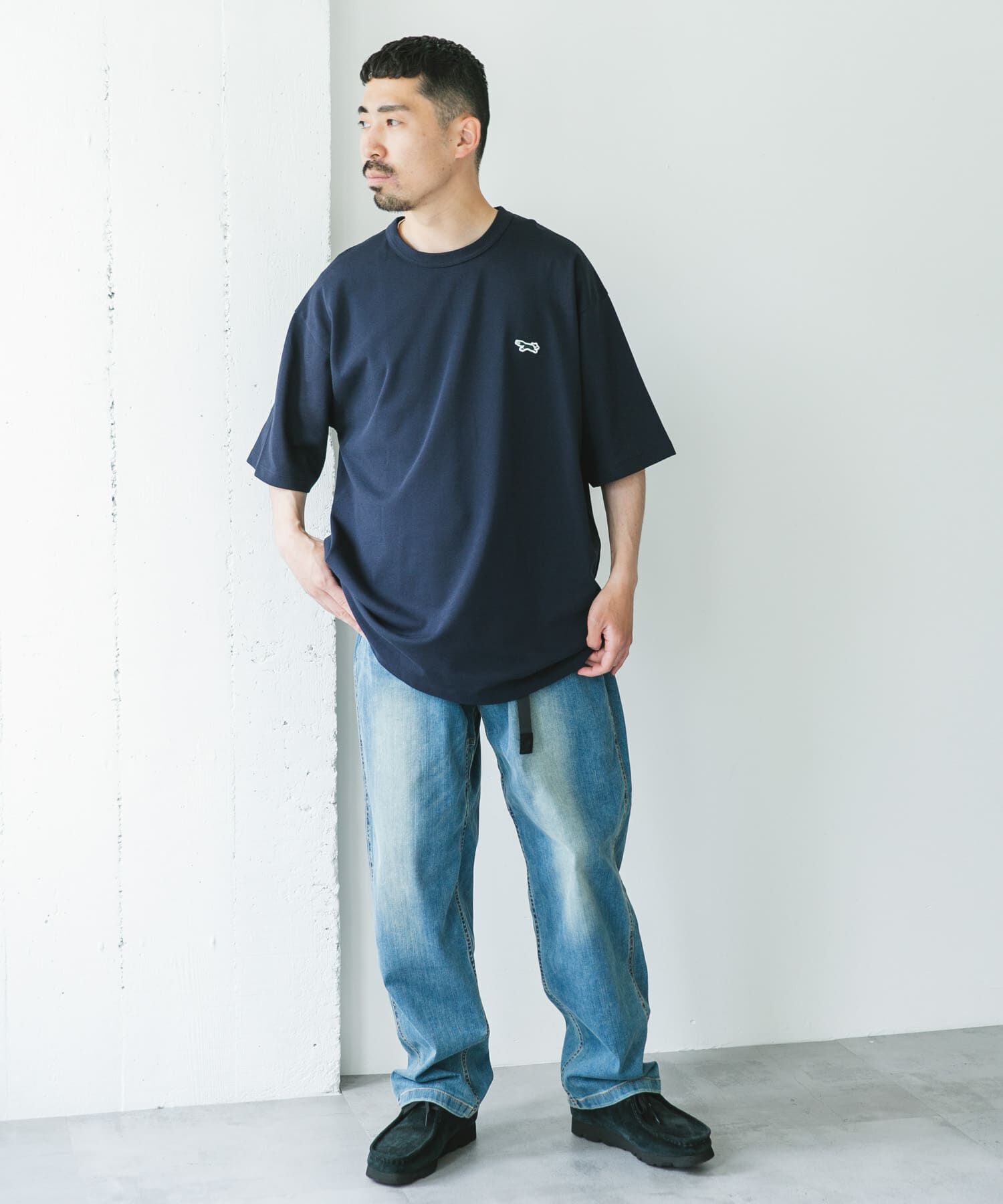 URBAN RESEARCH DOORS「『XLサイズ/WEB限定』『別注』PENNEYS&times;DOORS　THEFOX 鹿の子ショートスリーブT」|Tシャツ・カットソー|