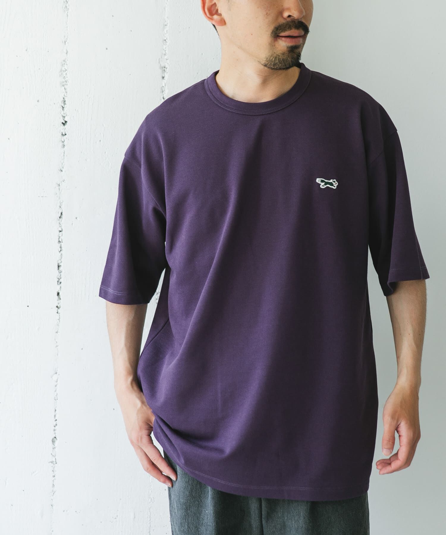 URBAN RESEARCH DOORS「『XLサイズ/WEB限定』『別注』PENNEYS&times;DOORS　THEFOX 鹿の子ショートスリーブT」|Tシャツ・カットソー|