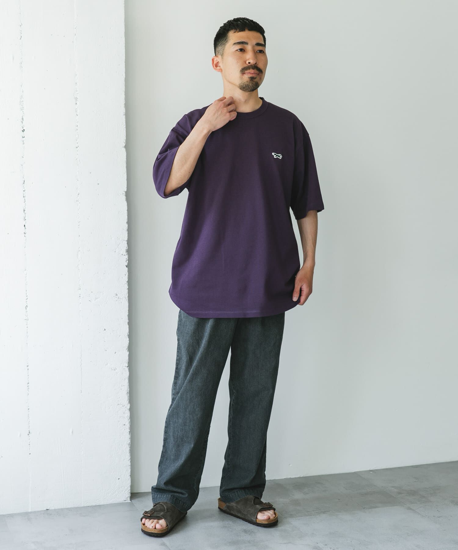 URBAN RESEARCH DOORS「『XLサイズ/WEB限定』『別注』PENNEYS&times;DOORS　THEFOX 鹿の子ショートスリーブT」|Tシャツ・カットソー|