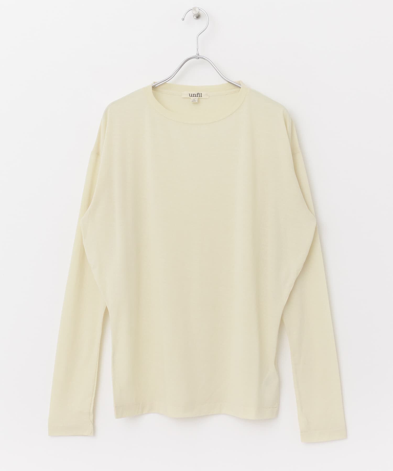 URBAN RESEARCH DOORS「『別注』unfil&times;DOORS　high twist cotton L/S t-shirts」|Tシャツ・カットソー|