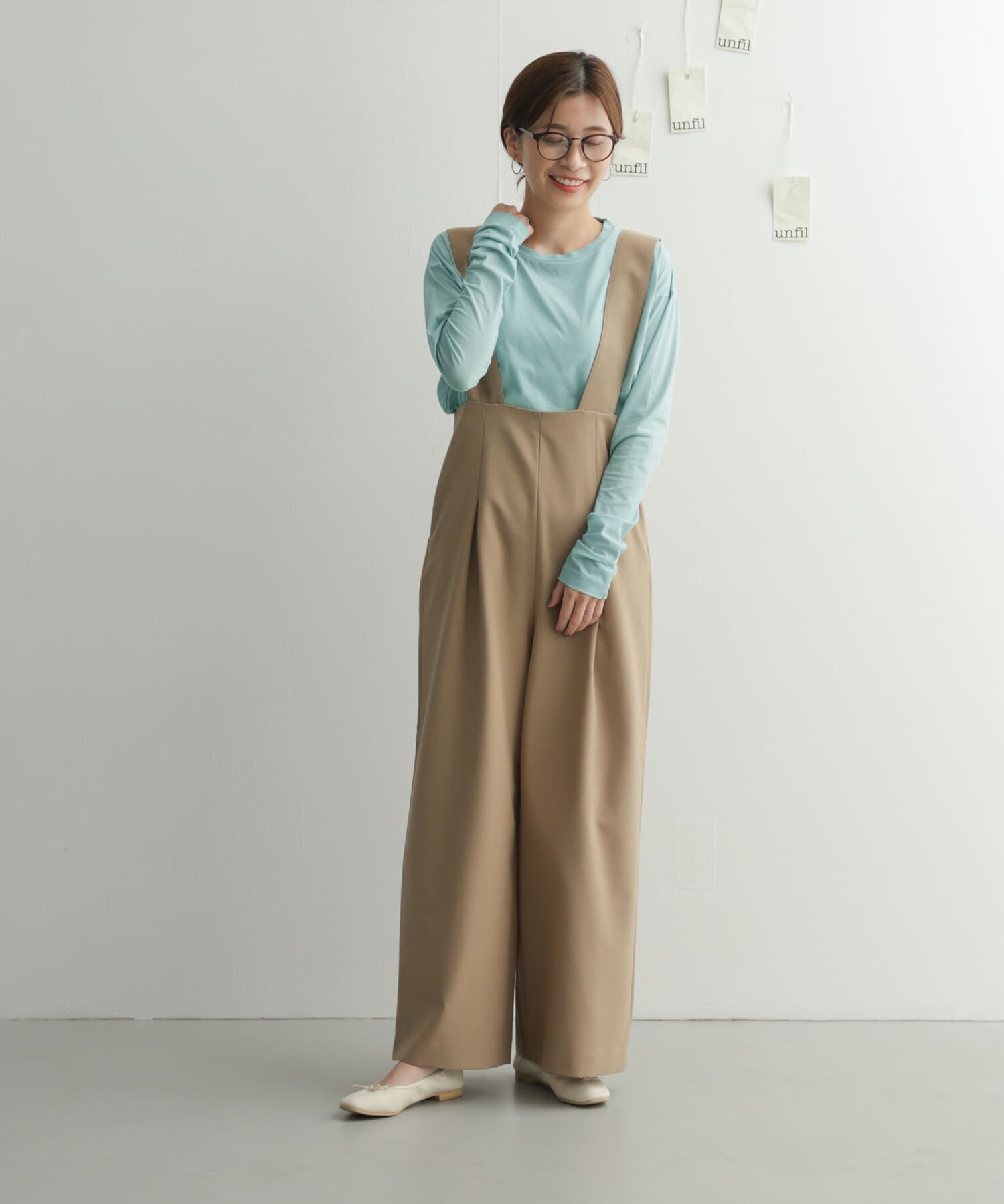 URBAN RESEARCH DOORS「『別注』unfil&times;DOORS　high twist cotton L/S t-shirts」|Tシャツ・カットソー|