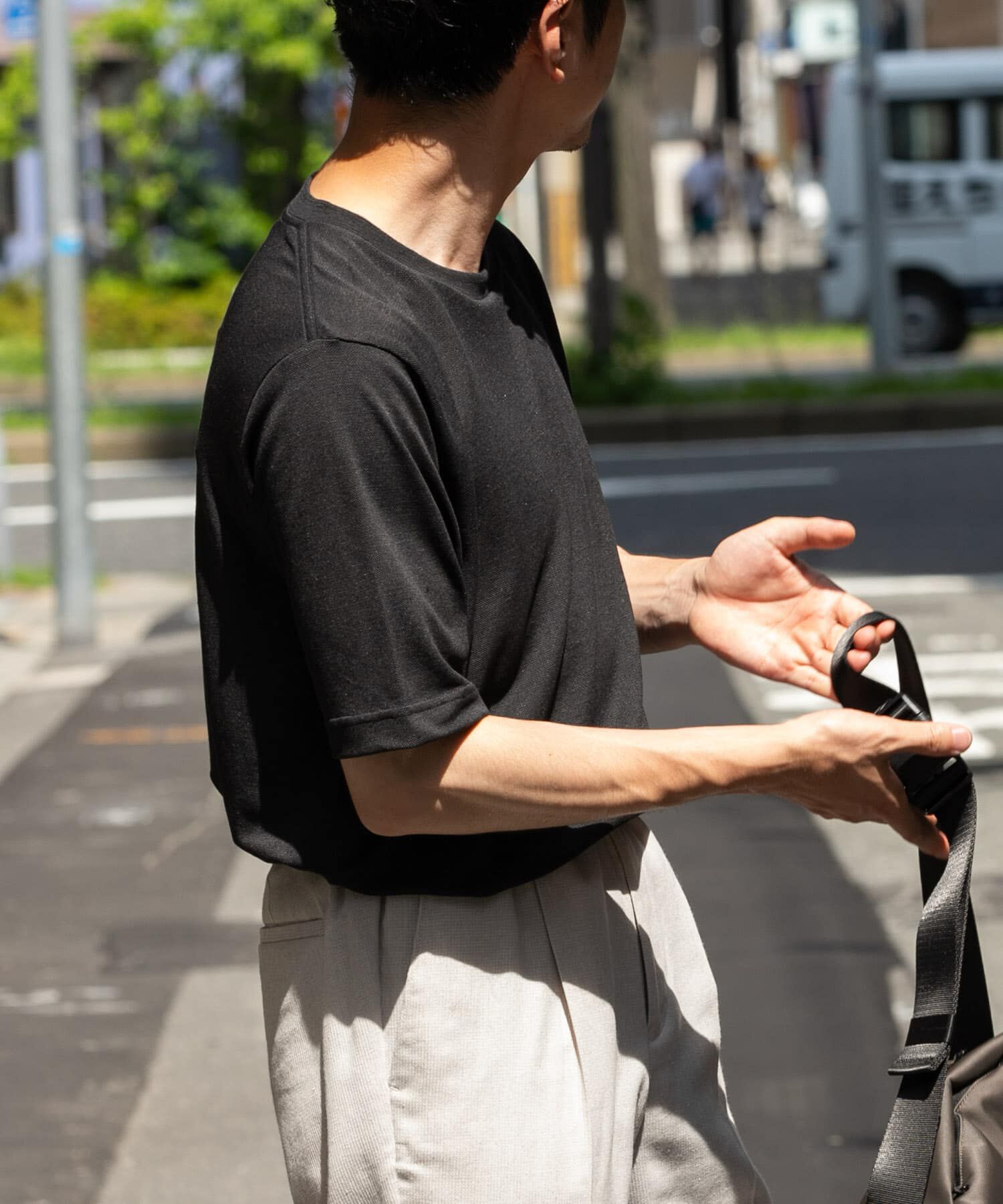 URBAN RESEARCH ROSSO「『WEB限定』『XLサイズあり』リネン混カノコクルーTシャツ」|Tシャツ・カットソー|