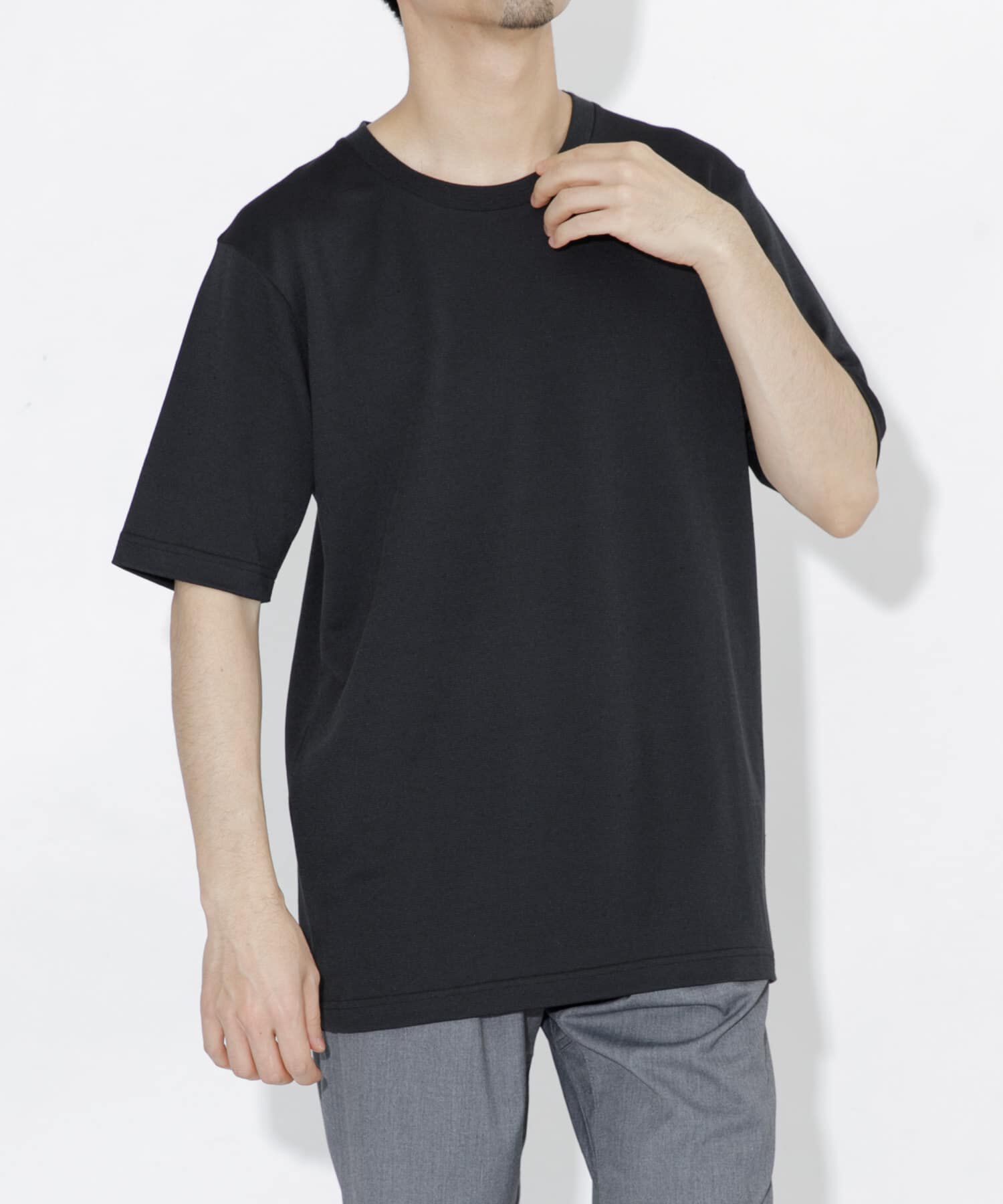 URBAN RESEARCH ROSSO「『WEB限定』『XLサイズあり』リネン混カノコクルーTシャツ」|Tシャツ・カットソー|