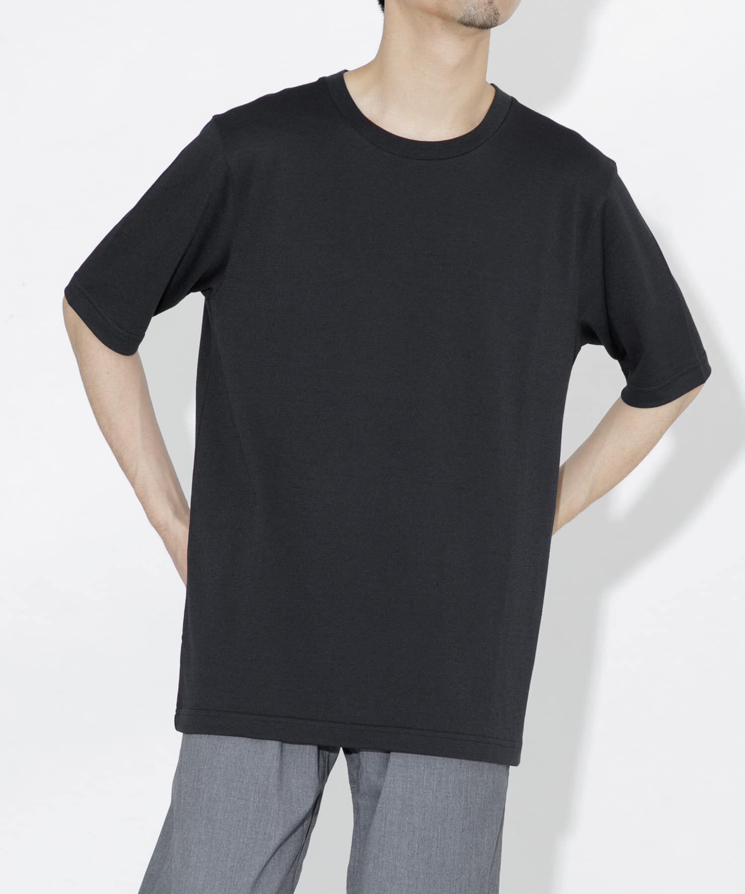 URBAN RESEARCH ROSSO「『WEB限定』『XLサイズあり』リネン混カノコクルーTシャツ」|Tシャツ・カットソー|