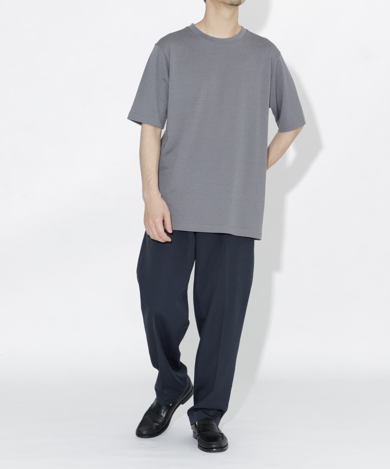 URBAN RESEARCH ROSSO「『WEB限定』『XLサイズあり』リネン混カノコクルーTシャツ」|Tシャツ・カットソー|