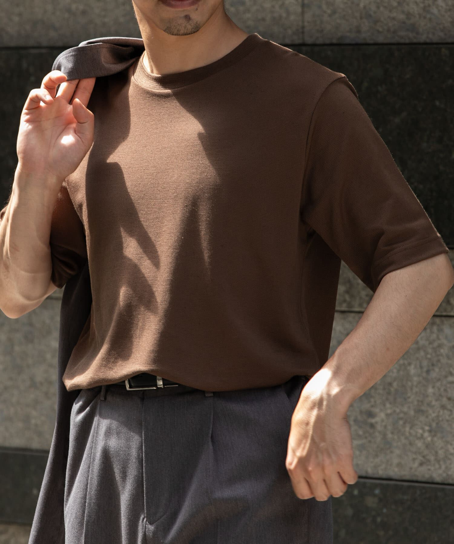 URBAN RESEARCH ROSSO「『WEB限定』『XLサイズあり』リネン混カノコクルーTシャツ」|Tシャツ・カットソー|