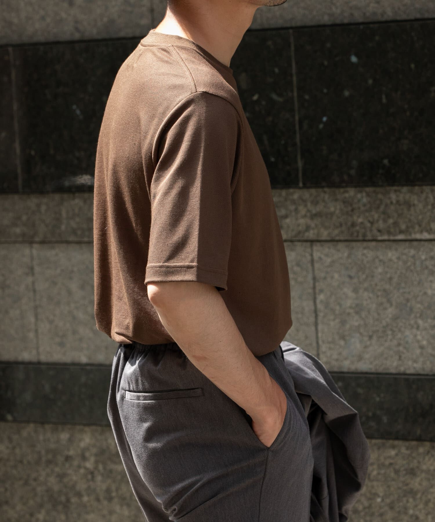 URBAN RESEARCH ROSSO「『WEB限定』『XLサイズあり』リネン混カノコクルーTシャツ」|Tシャツ・カットソー|