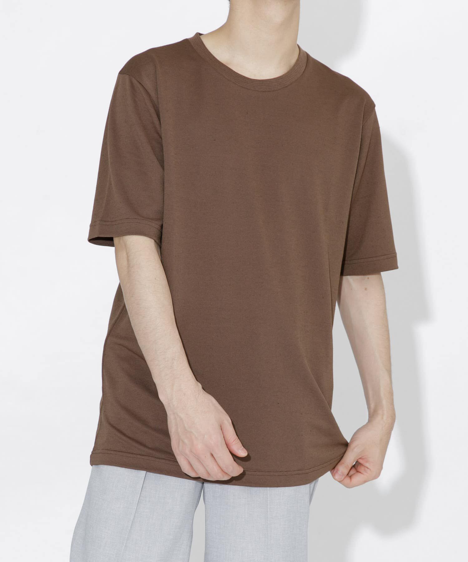 URBAN RESEARCH ROSSO「『WEB限定』『XLサイズあり』リネン混カノコクルーTシャツ」|Tシャツ・カットソー|