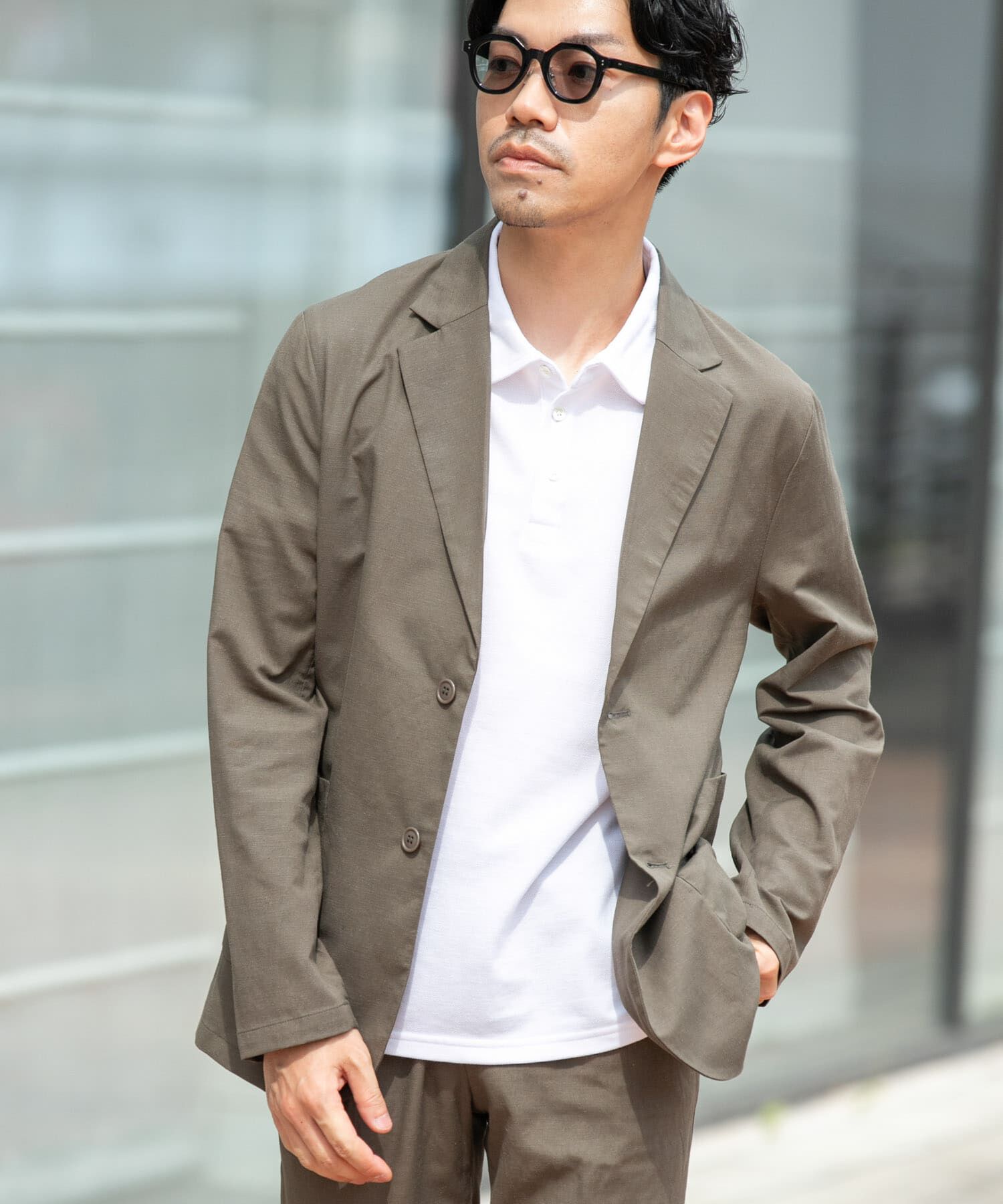 URBAN RESEARCH ROSSO「『防シワ』『XLサイズあり』ハイパフォーマンスリネンセットアップ」|その他|