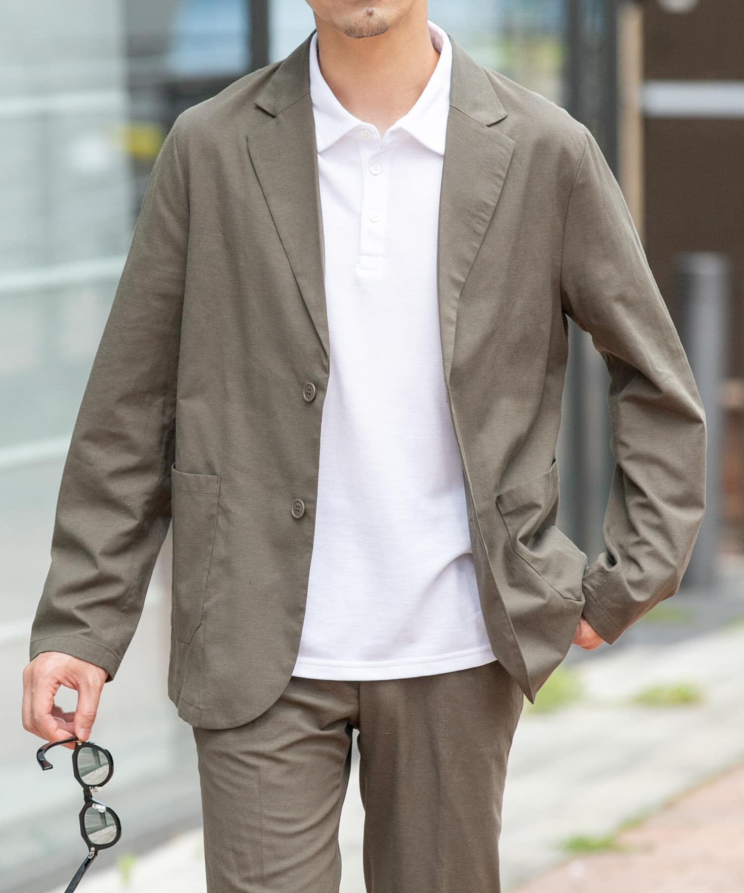 URBAN RESEARCH ROSSO「『防シワ』『XLサイズあり』ハイパフォーマンスリネンセットアップ」|その他|