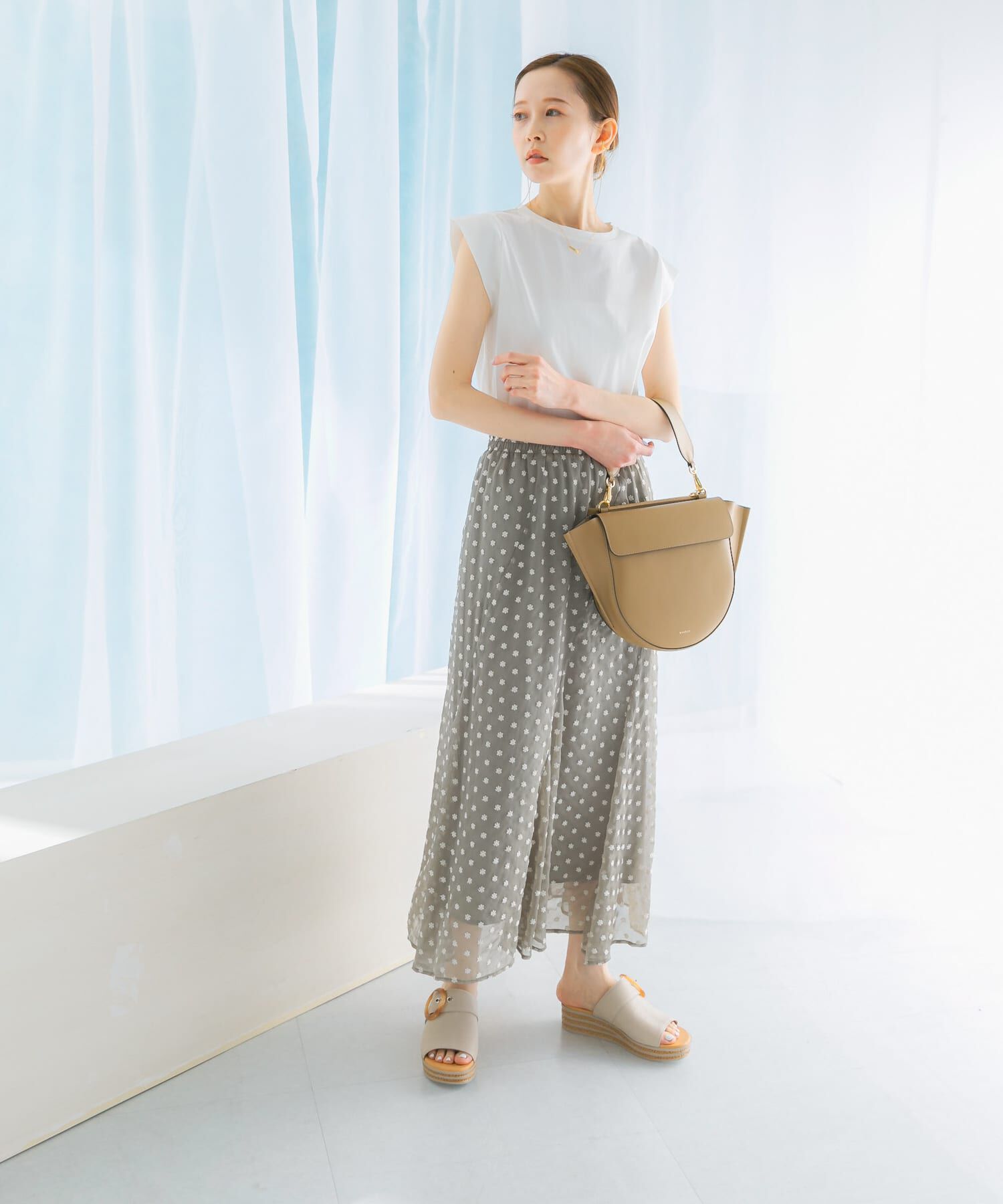 URBAN RESEARCH ROSSO「クールタッチスーピマコットンフレンチTシャツ」|Tシャツ・カットソー|