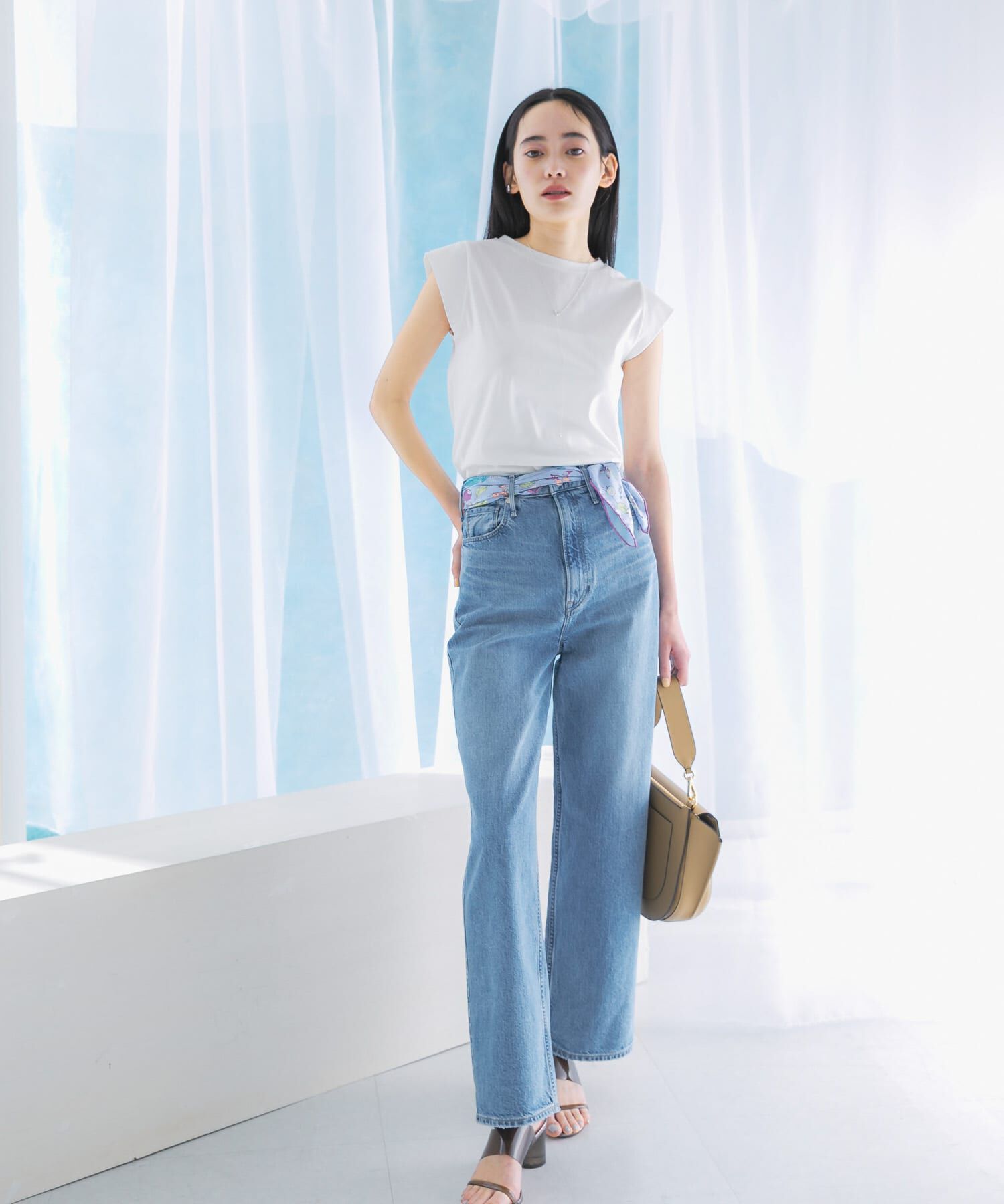 URBAN RESEARCH ROSSO「クールタッチスーピマコットンフレンチTシャツ」|Tシャツ・カットソー|