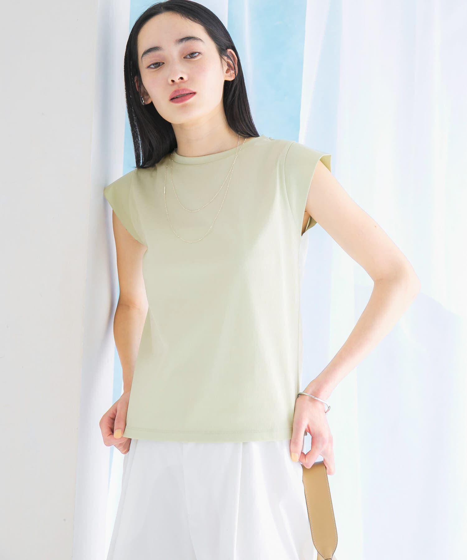 URBAN RESEARCH ROSSO「クールタッチスーピマコットンフレンチTシャツ」|Tシャツ・カットソー|