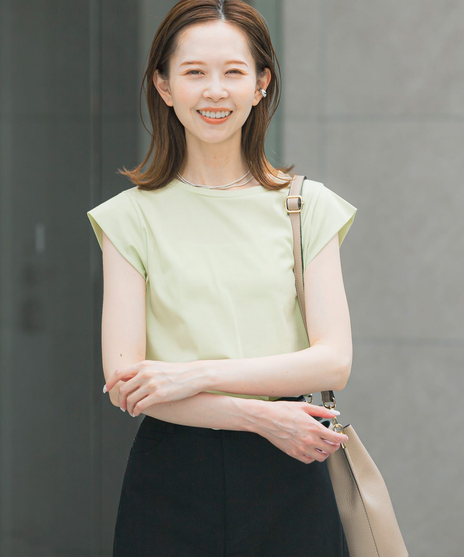 URBAN RESEARCH ROSSO「クールタッチスーピマコットンフレンチTシャツ」|Tシャツ・カットソー|