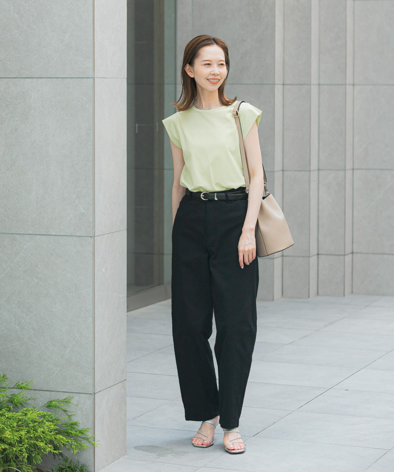 URBAN RESEARCH ROSSO「クールタッチスーピマコットンフレンチTシャツ」|Tシャツ・カットソー|