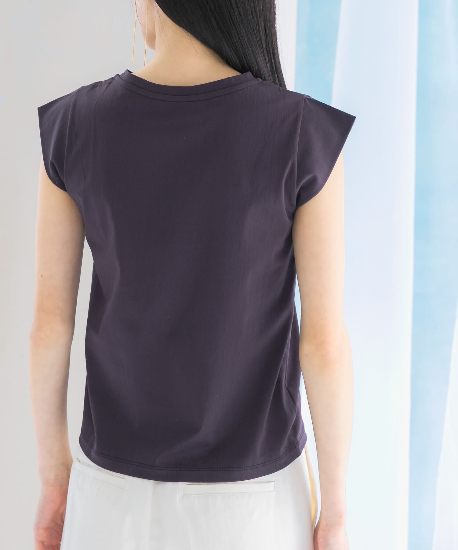 URBAN RESEARCH ROSSO「クールタッチスーピマコットンフレンチTシャツ」|Tシャツ・カットソー|