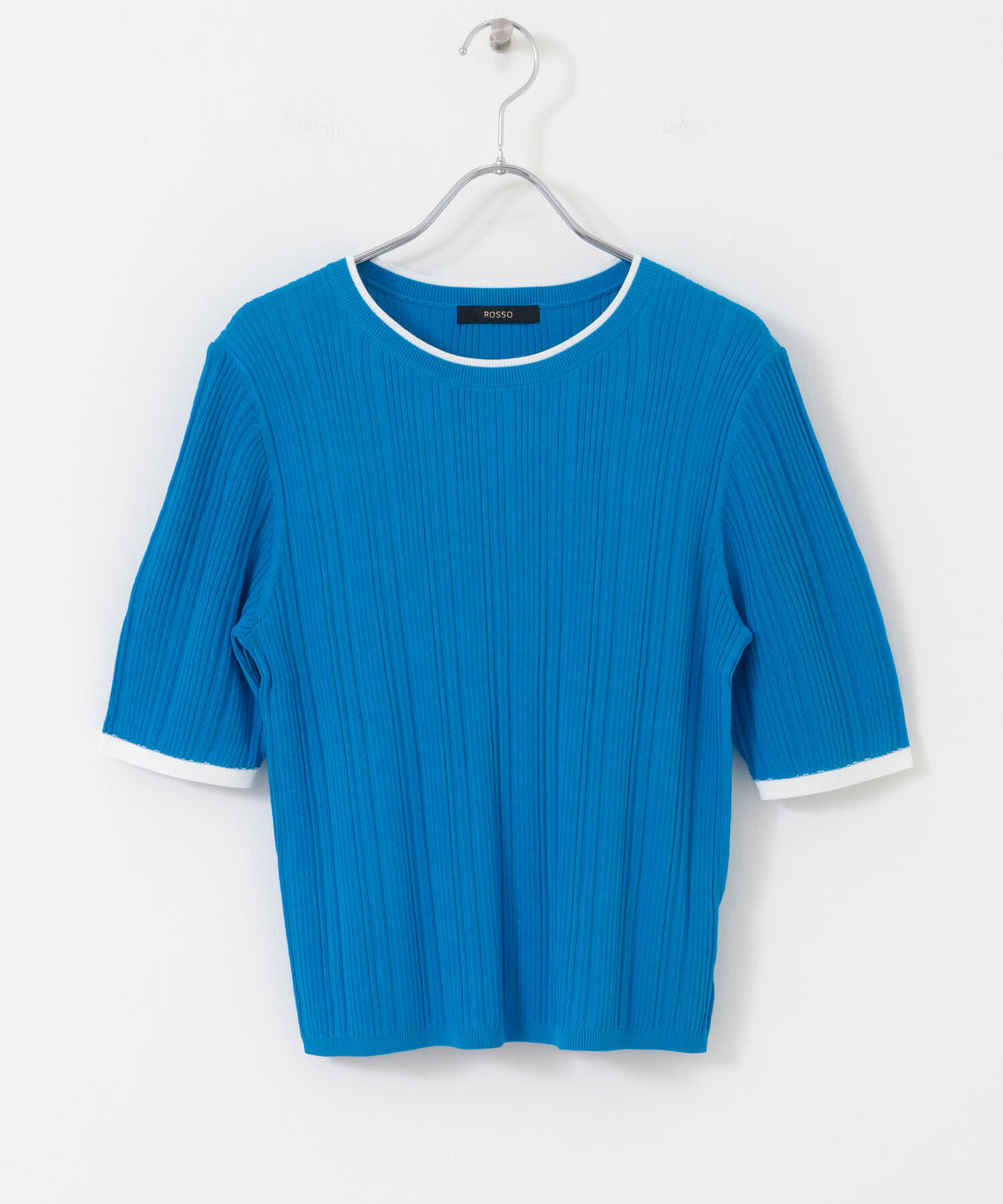 URBAN RESEARCH ROSSO「アンチピリングバイカラーリブニット」|ニット・セーター|