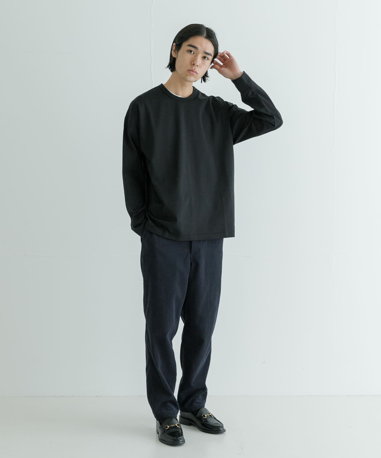 URBAN RESEARCH「コットンナイロンスムージーロングスリーブ」|Tシャツ・カットソー|