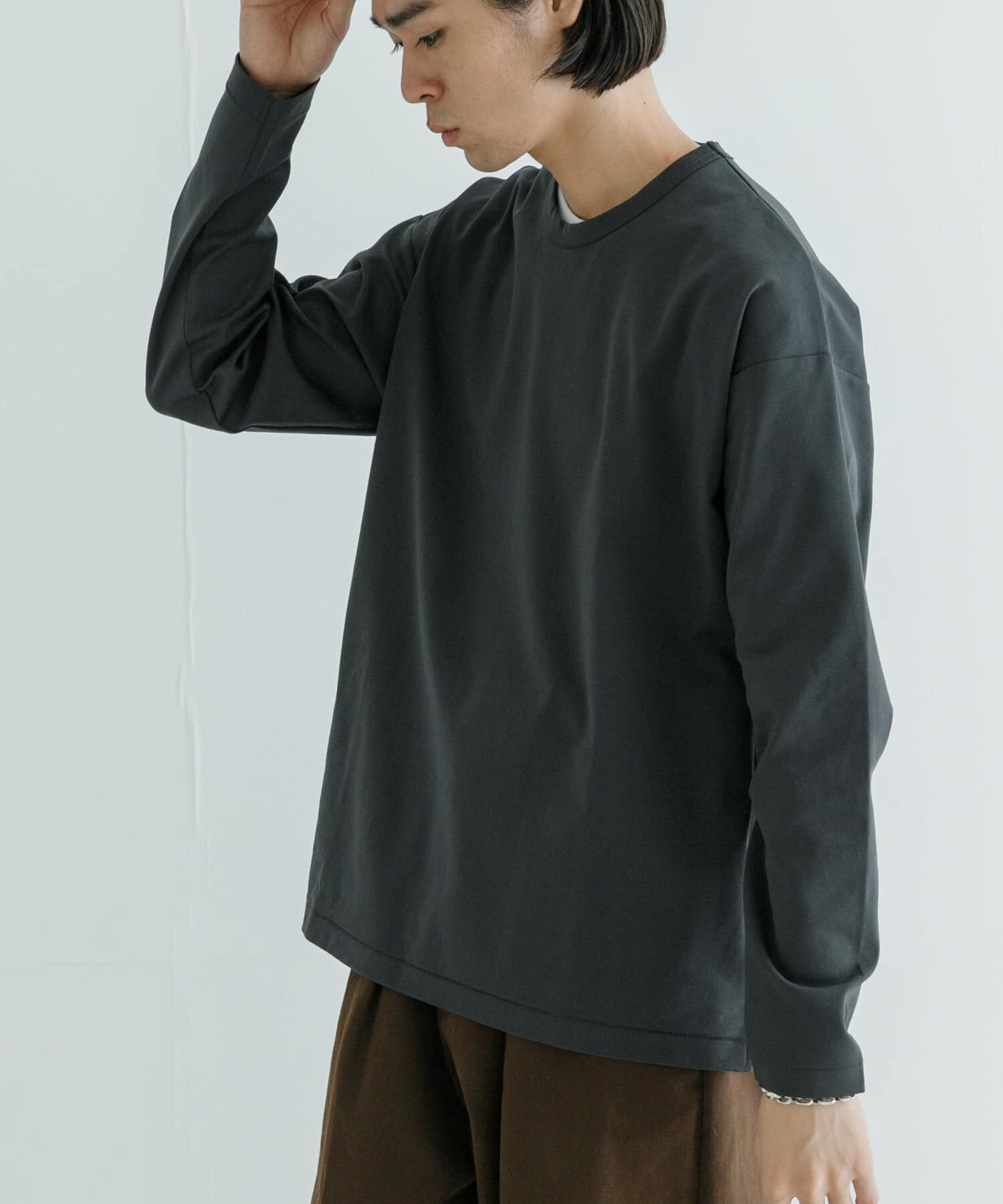 URBAN RESEARCH「コットンナイロンスムージーロングスリーブ」|Tシャツ・カットソー|