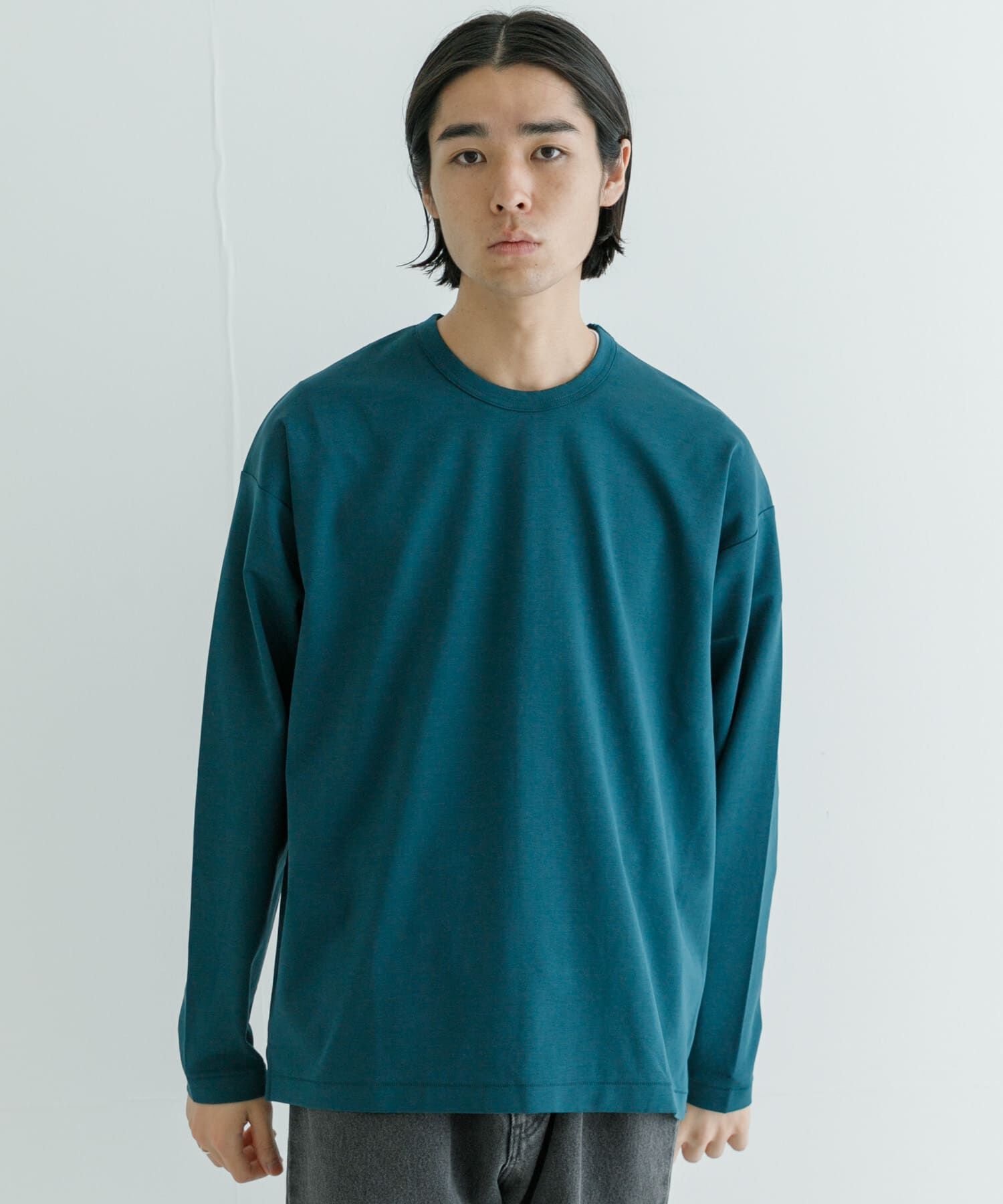 URBAN RESEARCH「コットンナイロンスムージーロングスリーブ」|Tシャツ・カットソー|