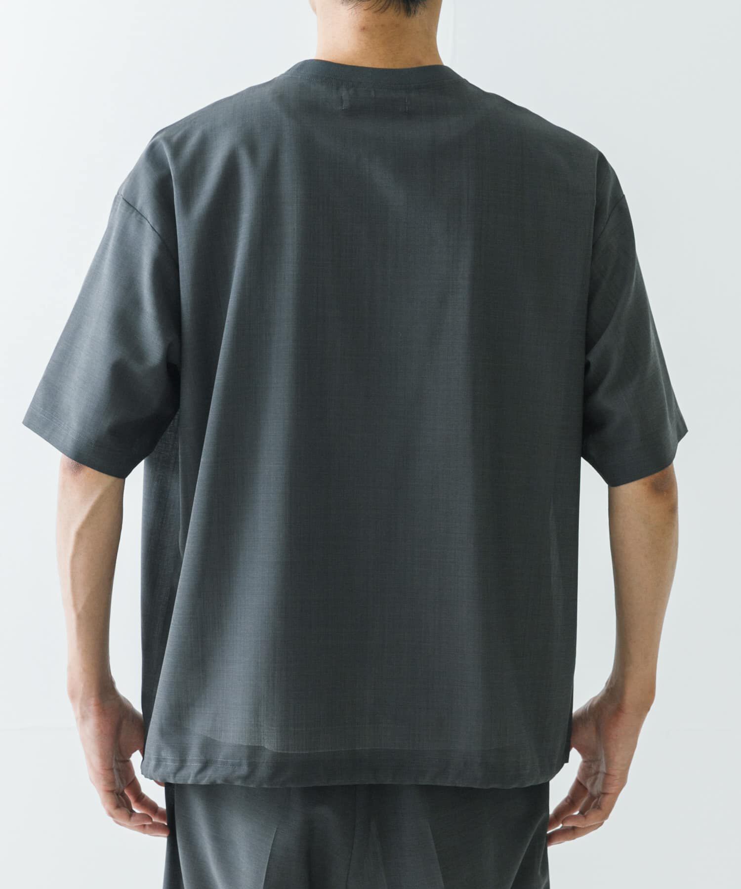 URBAN RESEARCH「ウォッシャブルウールサイロフィルショートスリーブ Tシャツ」|Tシャツ・カットソー|