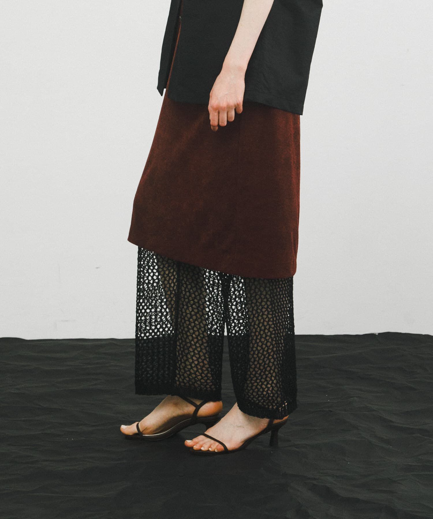 LAATO「tulle mesh knit pants」|その他|