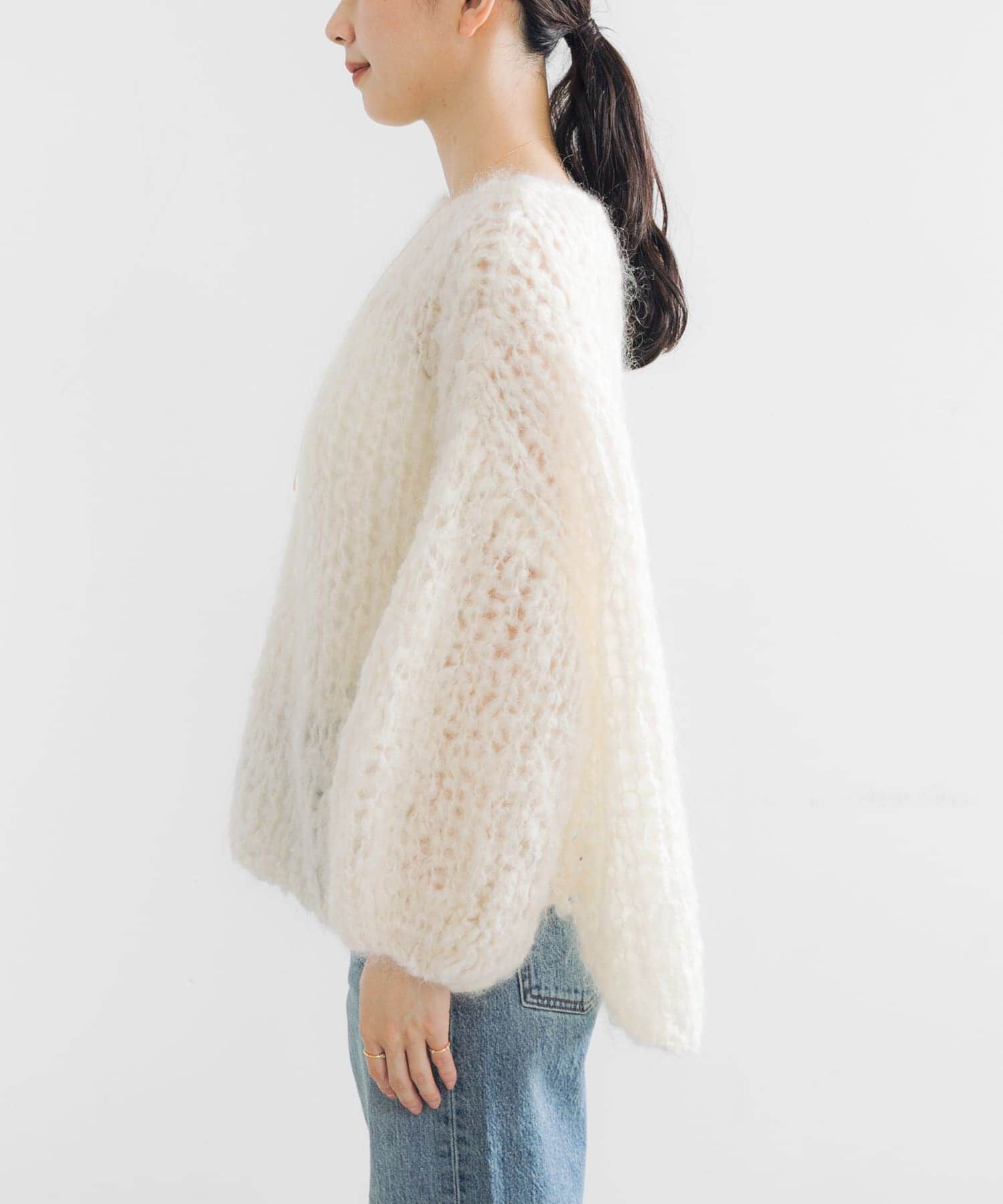 URBAN RESEARCH「モヘヤルーズハンドニット」|ニット・セーター|