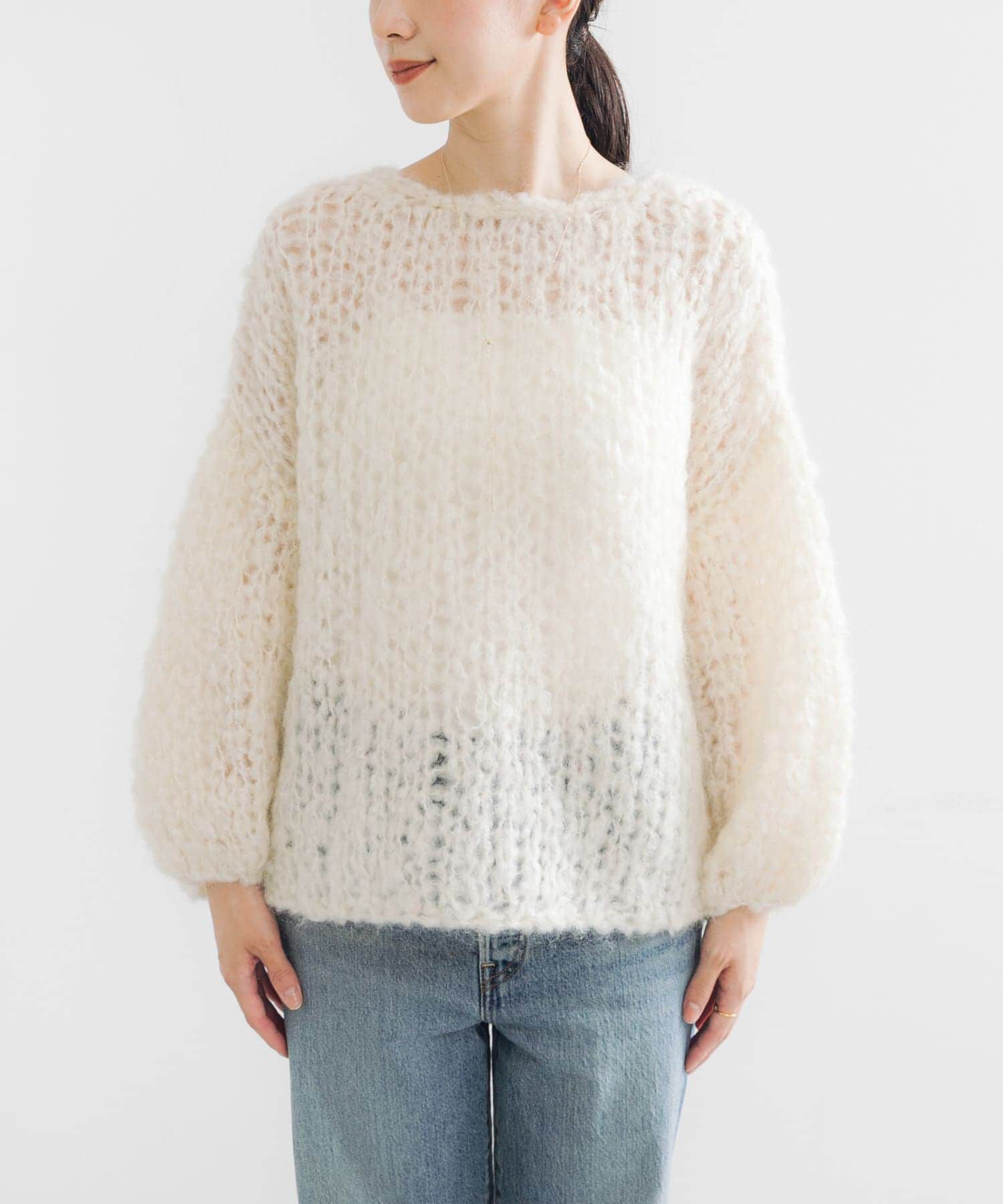 URBAN RESEARCH「モヘヤルーズハンドニット」|ニット・セーター|