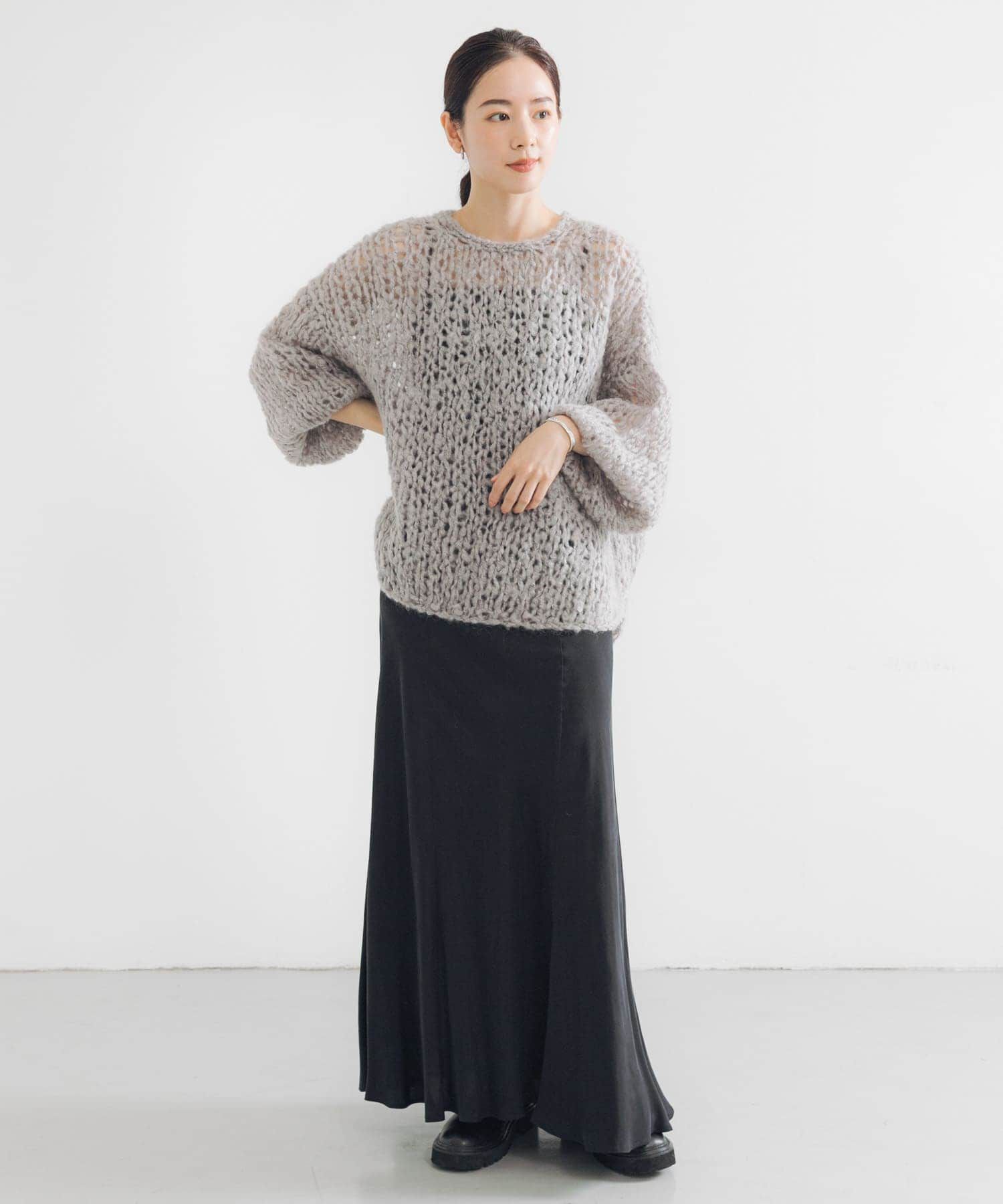 URBAN RESEARCH「モヘヤルーズハンドニット」|ニット・セーター|