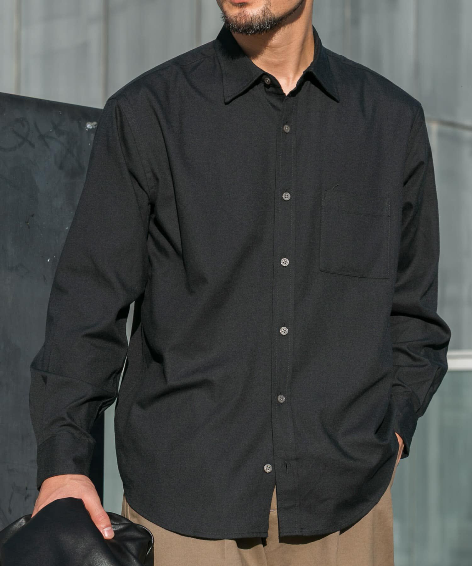 URBAN RESEARCH ROSSO「『蓄熱 / XLサイズあり』アーバンリラックスサーモネルレギュラーシャツ」|シャツ・ブラウス|