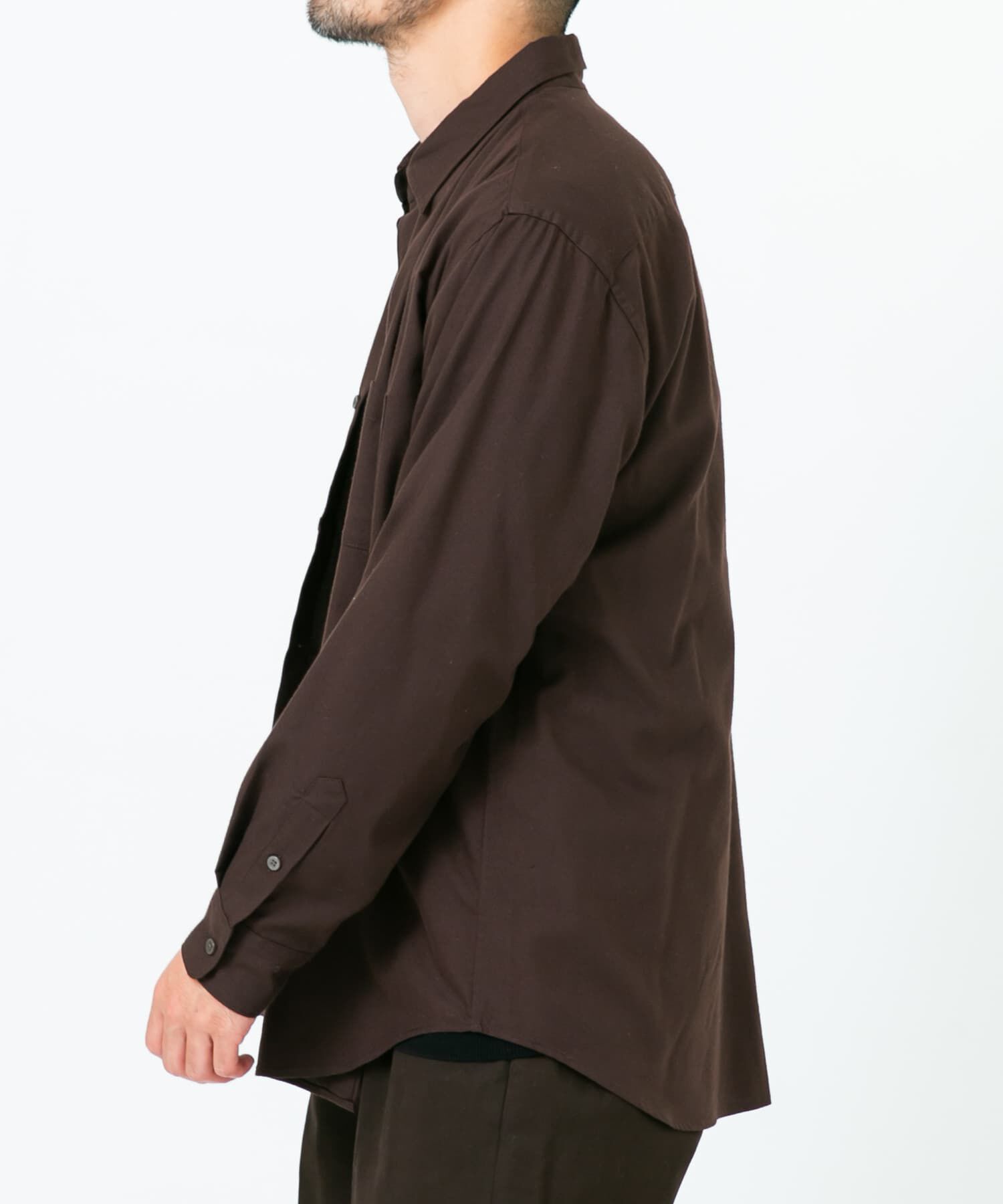 URBAN RESEARCH ROSSO「『蓄熱 / XLサイズあり』アーバンリラックスサーモネルレギュラーシャツ」|シャツ・ブラウス|