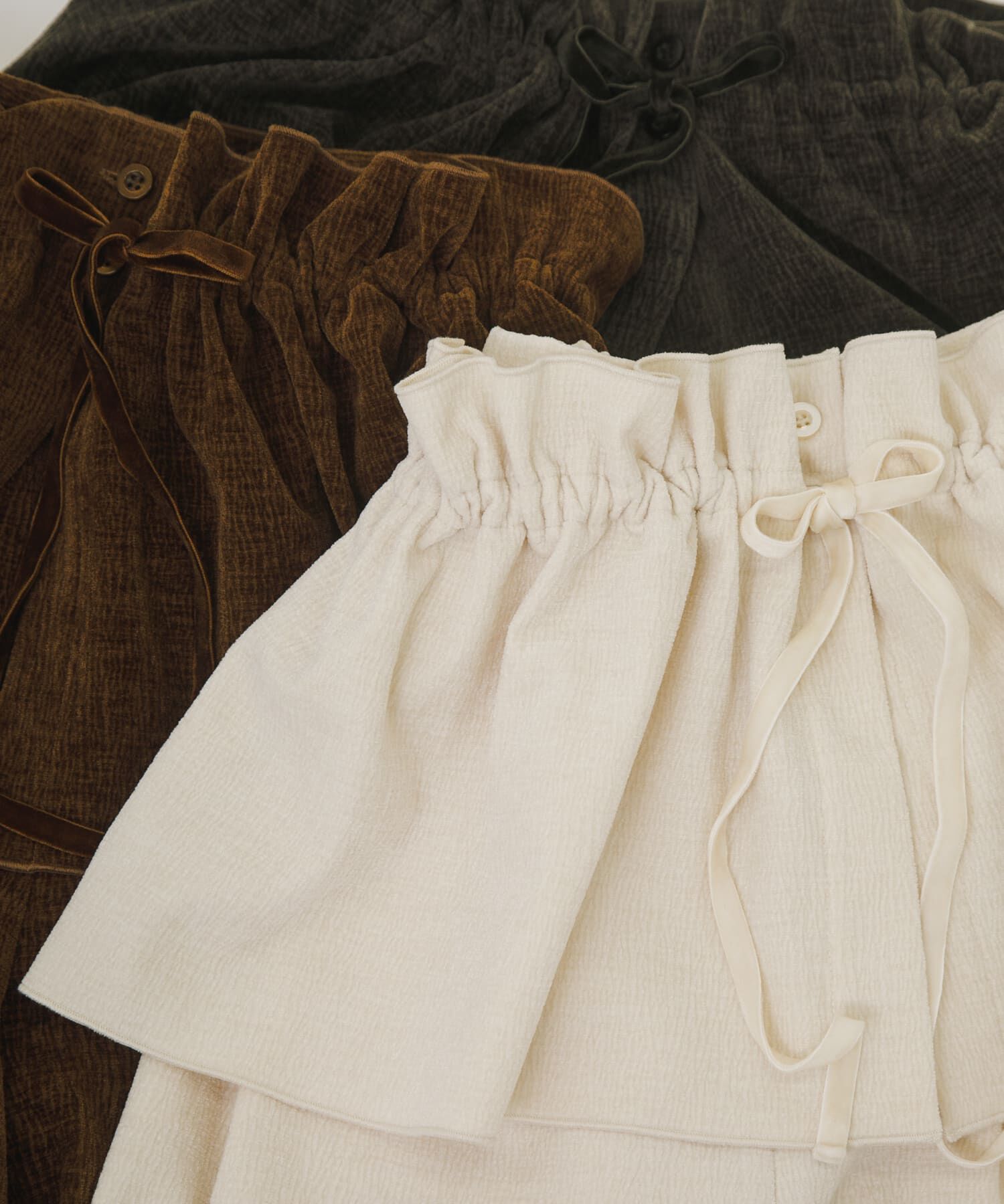 LAATO「wrinkle velor wide pants」|その他|