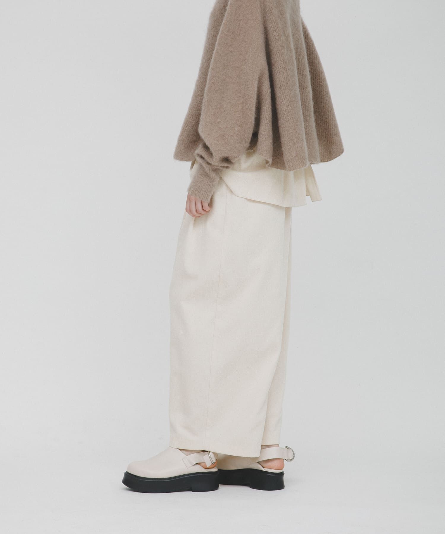 LAATO「wrinkle velor wide pants」|その他|