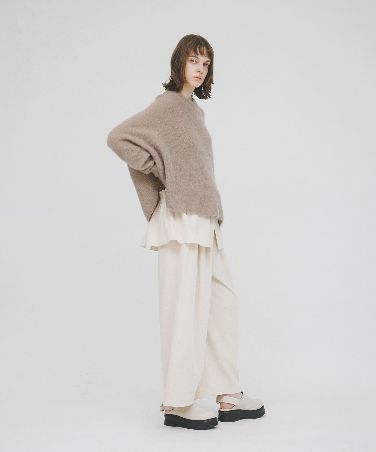 LAATO「wrinkle velor wide pants」|その他|