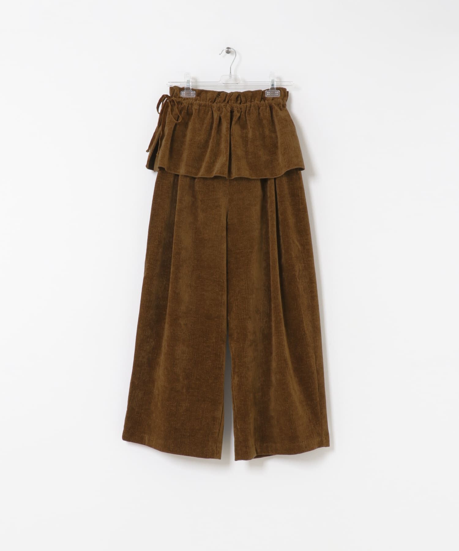 LAATO「wrinkle velor wide pants」|その他|