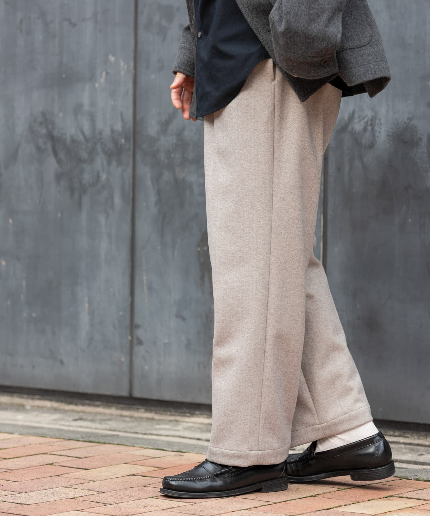 URBAN RESEARCH ROSSO「ストレッチヘリンボーン1タックワイドスラックス」|その他|