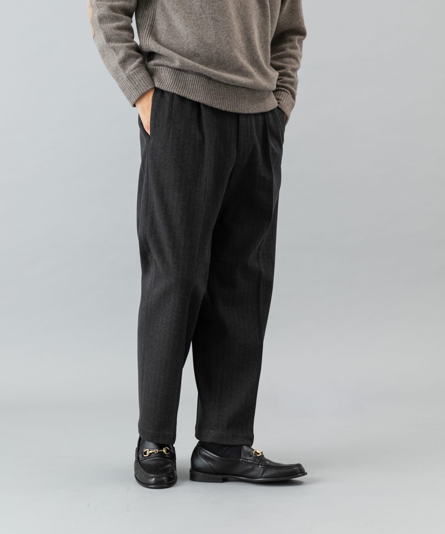 URBAN RESEARCH ROSSO「ストレッチヘリンボーン1タックワイドスラックス」|その他|