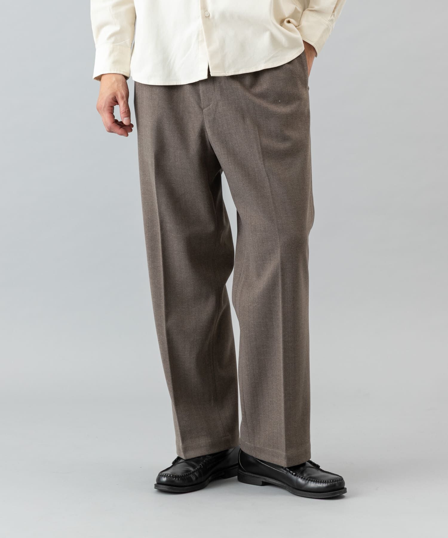 URBAN RESEARCH ROSSO「ストレッチヘリンボーン1タックワイドスラックス」|その他|