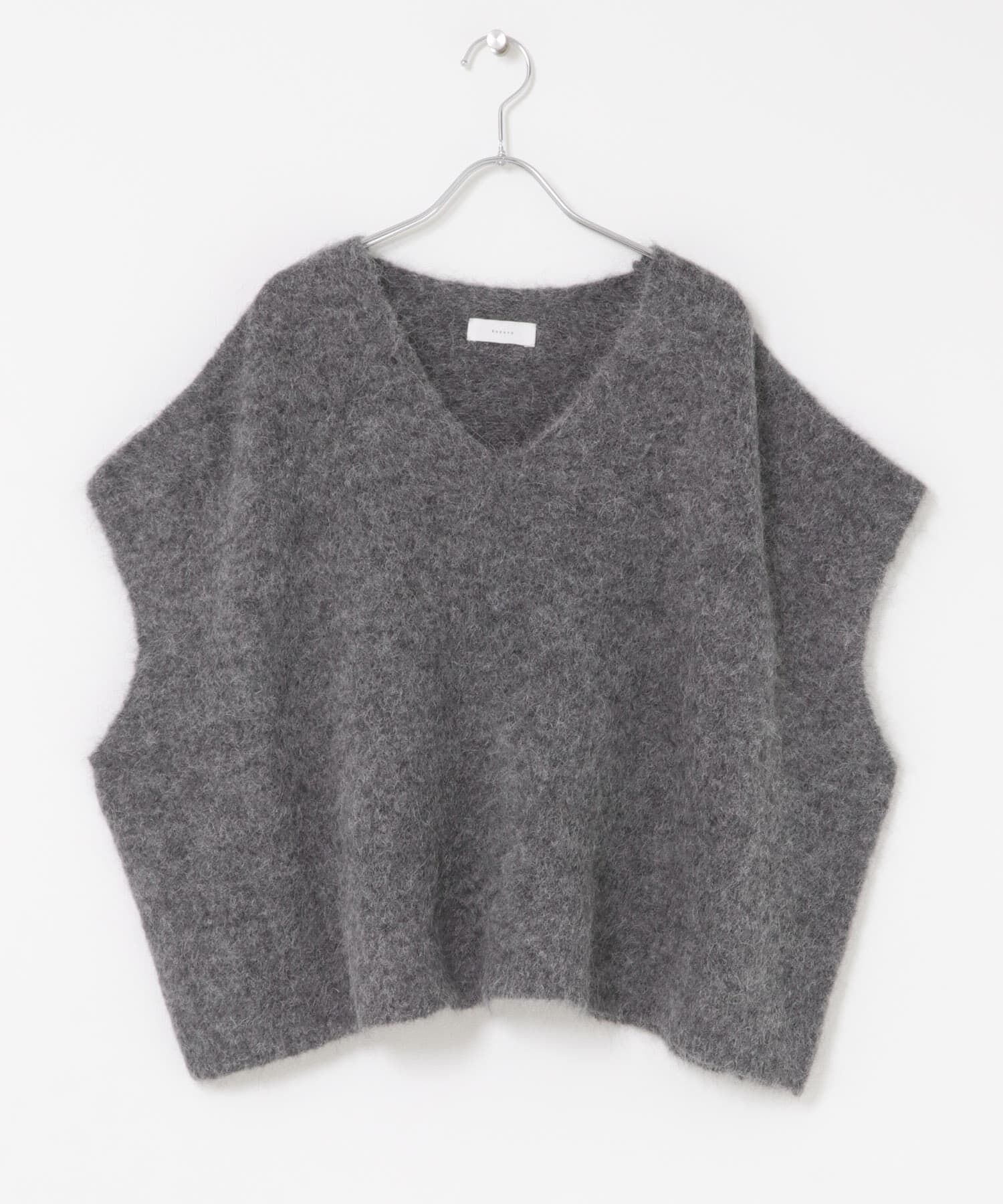 かぐれ「アルパカワイドニットベスト」|ベスト・ジレ|